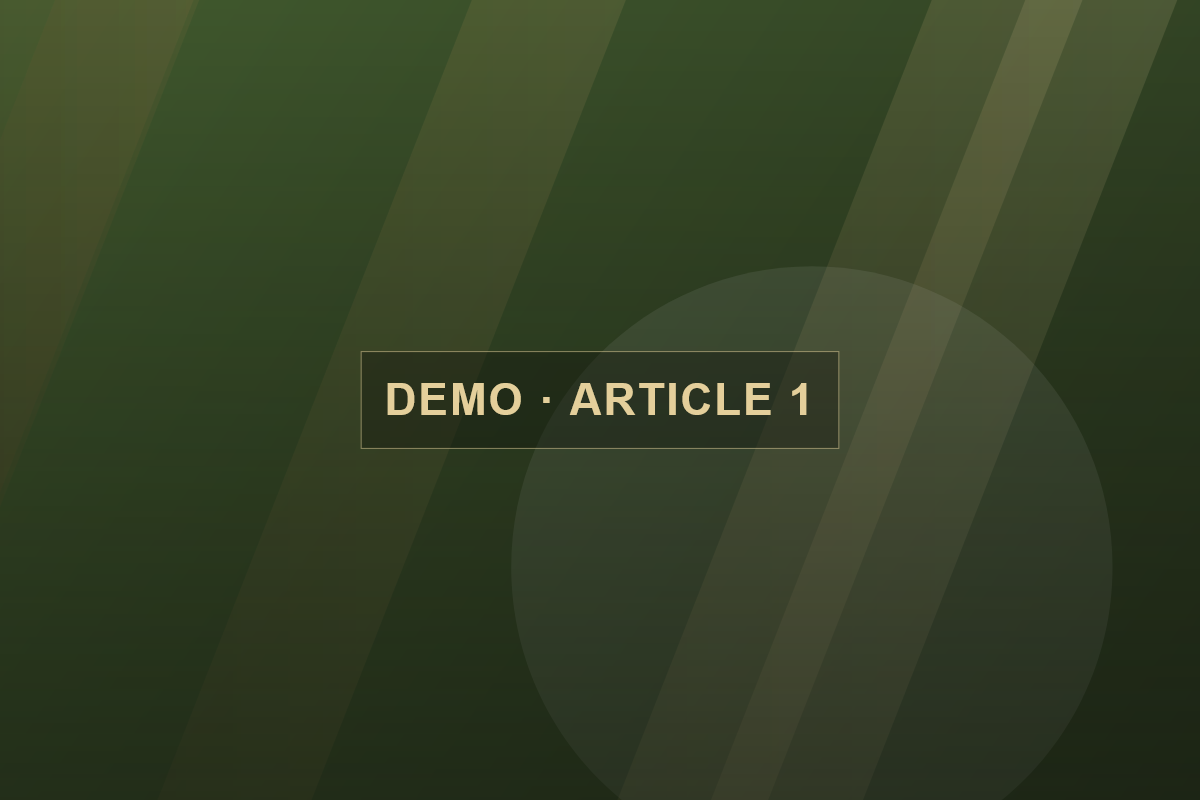 Demo article visual 1