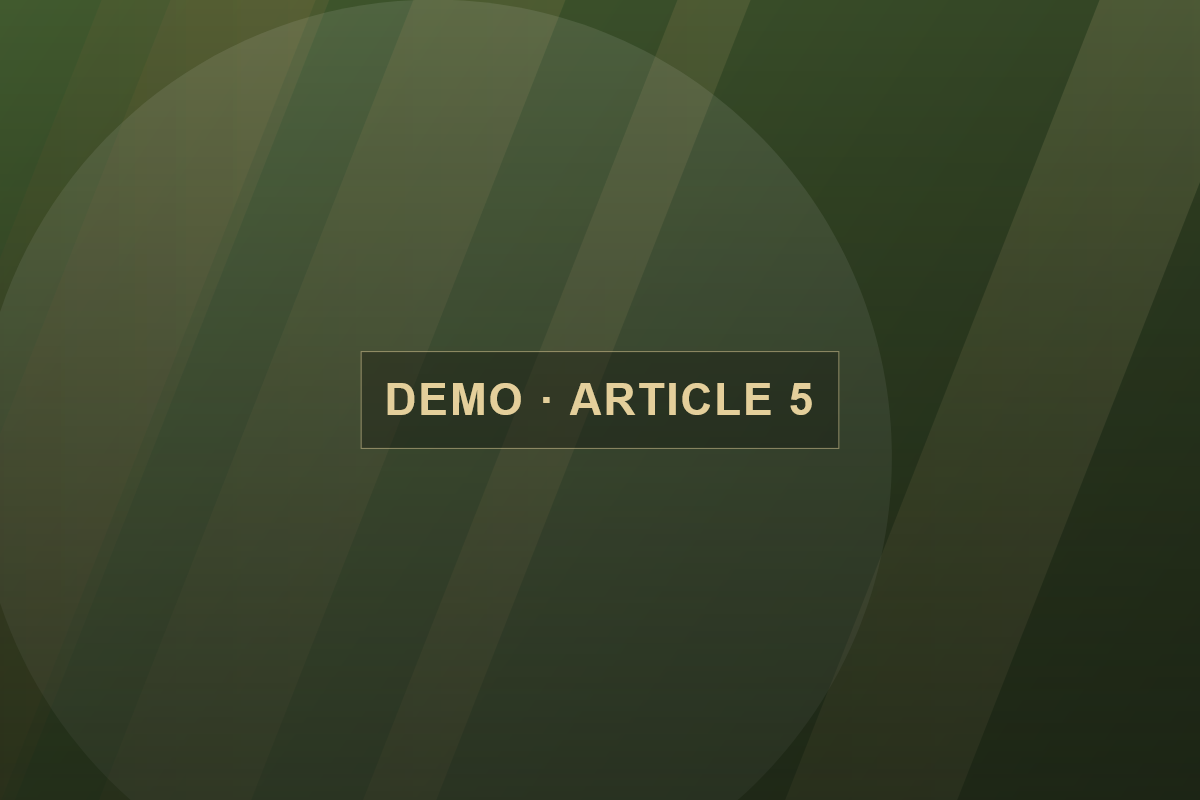 Demo article visual 5