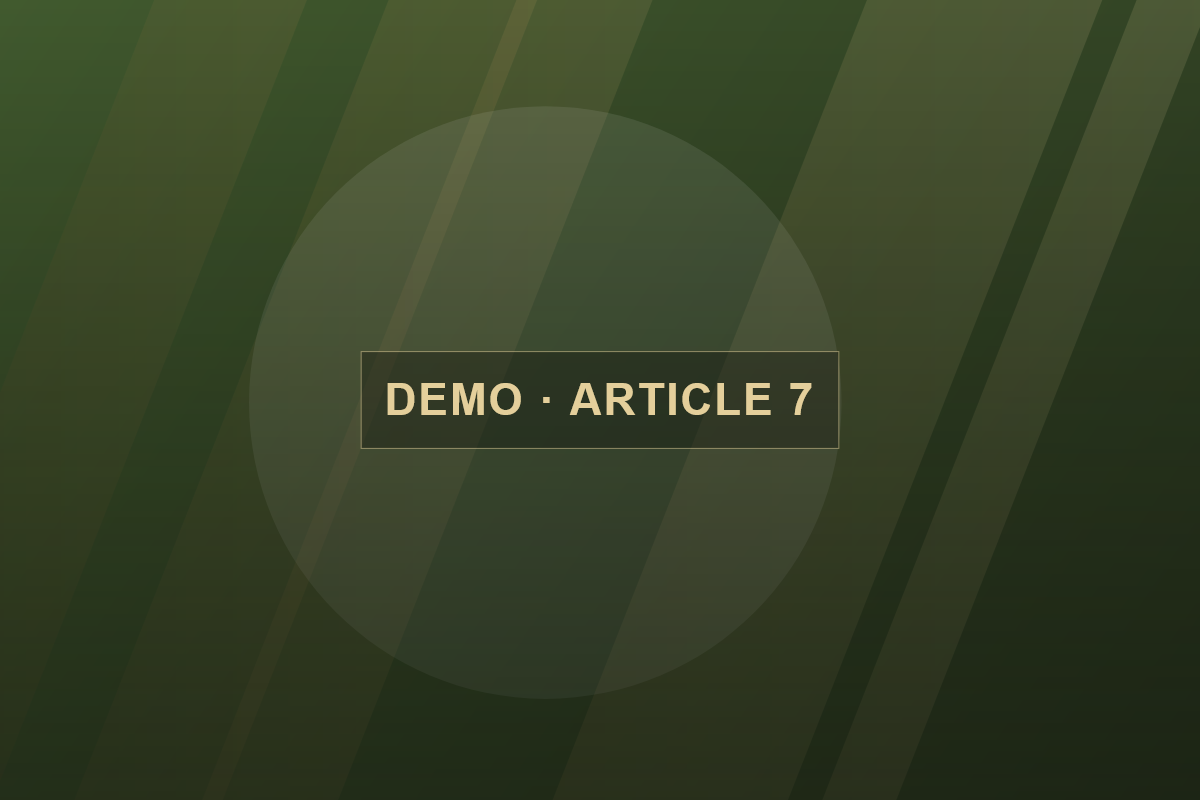 Demo article visual 7
