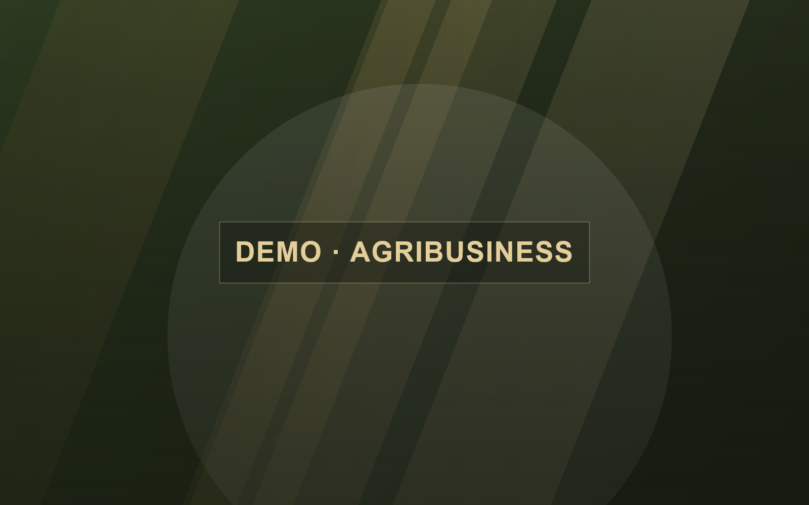 Demo visual — Agribusiness