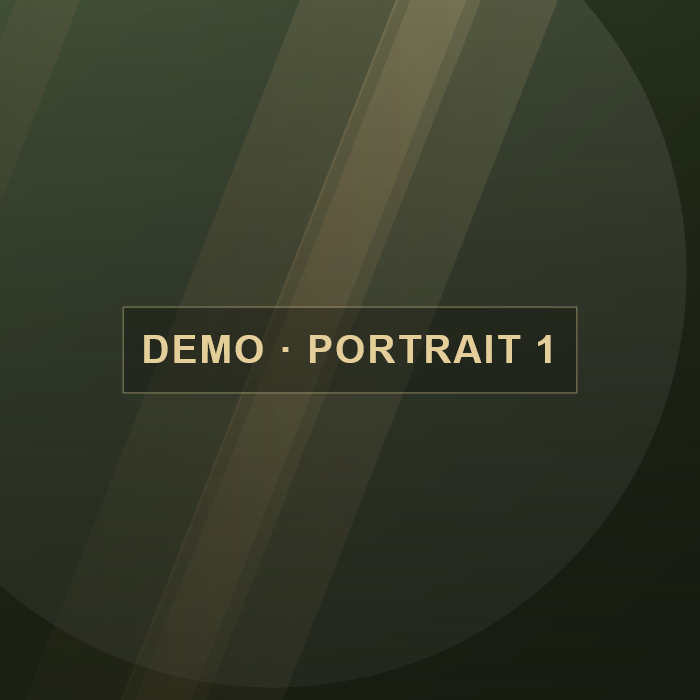Demo portrait — Demo Name One
