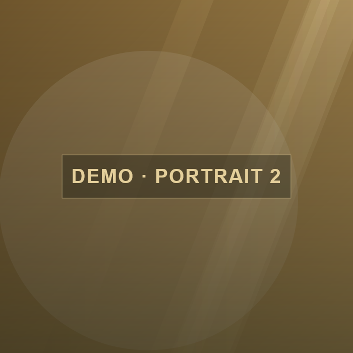 Demo portrait — Demo Name Two