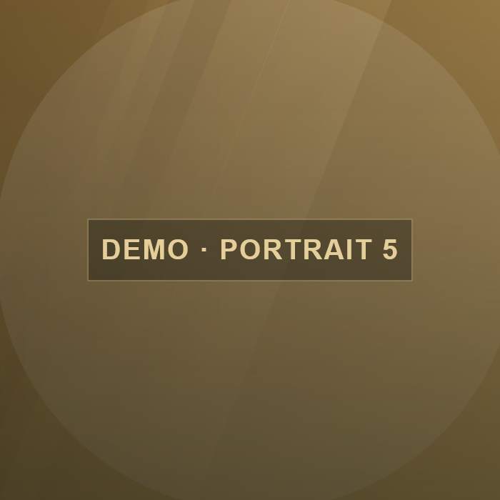 Demo portrait — Demo Name Five