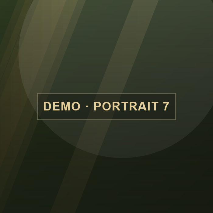Demo portrait — Demo Name Seven