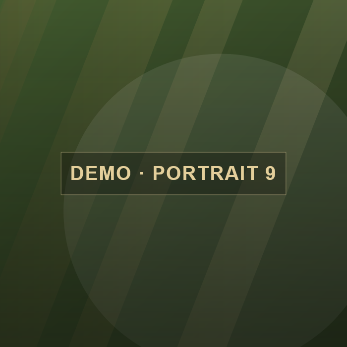 Demo portrait — Demo Name Nine